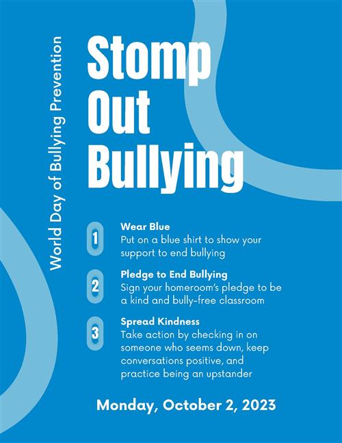 World Bullying Prevention Day Announcement